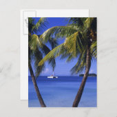 Carte Postale Plages à Negril, Jamaïque (Devant / Derrière)