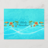 Carte Postale Plages Aloha (Devant)