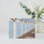 Carte Postale Plages bleues et blanches (Debout devant)