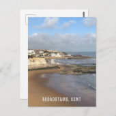Carte Postale Plages de Broadstairs à Kent (Devant / Derrière)