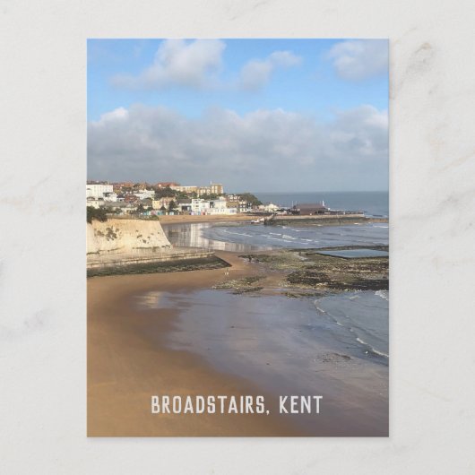 Carte Postale Plages de Broadstairs à Kent (Devant)