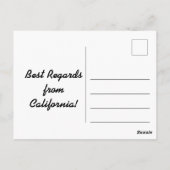 Carte Postale Plages de Californie (Dos)