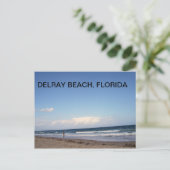 CARTE POSTALE PLAGES DE DELRAY BEACH (Debout devant)