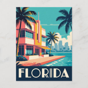 Carte Postale Plages de Floride USA Everglades Voyage côtier 🌴