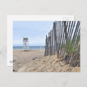 Carte Postale Plages de la dune de sable de Montauk, NY (Devant / Derrière)