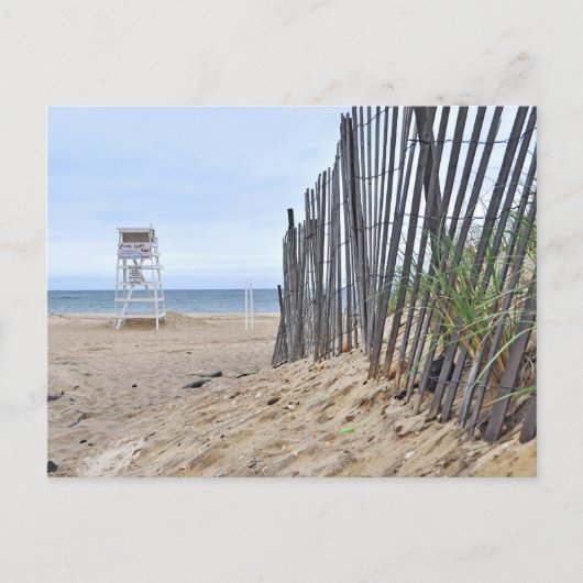 Carte Postale Plages de la dune de sable de Montauk, NY (Devant)