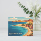 Carte Postale Plages de la mer Rouge, Assab, Érythrée Érythrée (Debout devant)