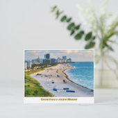 Carte Postale Plages de Miami en Floride (Debout devant)