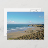 Carte Postale Plages de Newquay Bay Cornwall Angleterre (Devant / Derrière)