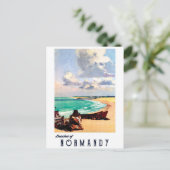 Carte Postale Plages de Normandie, France (Debout devant)