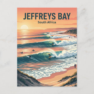Carte Postale Plages de surf de Jeffreys Bay Afrique du Sud