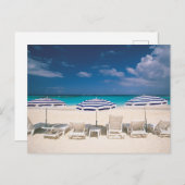 Carte Postale Plages tropicales | Plage tropicale Anguilla (Devant / Derrière)