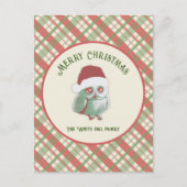 Carte Postale Plaid de Noël intemporel (Devant)