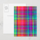 Carte Postale Plaid lumineux (Devant / Derrière)