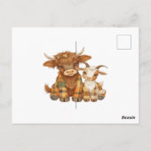 Carte Postale Plaid & Precious Pals (Dos)