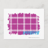 Carte Postale Plaid Purple 4 (Devant)