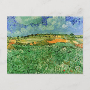 Carte Postale Plaine près d'Auvers par Vincent van Gogh