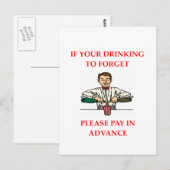 Carte Postale plaisanterie (Devant / Derrière)