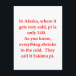 Carte Postale plaisanterie drôle de maths<br><div class="desc">des plaisanteries plus grandes de maths et de scince aux galeries de jimbuf et de jimhartley.</div>