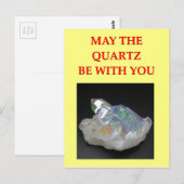 Carte Postale plaisanterie géologique (Devant / Derrière)