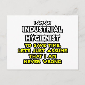 Carte Postale Plaisanterie Hygiéniste Industrielle .. Ne jamais 