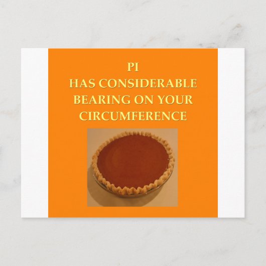 Carte Postale plaisanterie mathématique (Devant)