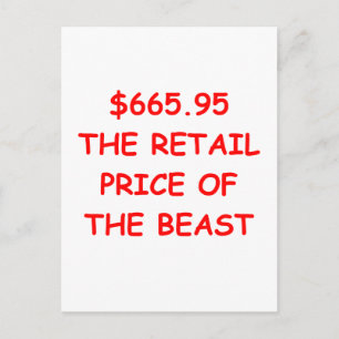 Carte Postale plaisanterie mathématique