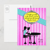 Carte Postale Plaisir dans le Seigneur Psaume 37:4 chrétien (Devant / Derrière)