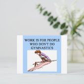 Carte Postale plaisir du gymnaste (Debout devant)