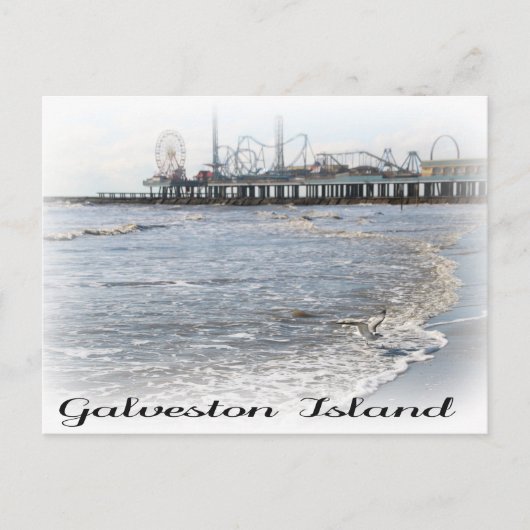Carte postale Plaisir Quai de Galveston Island (Devant)