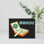 Carte Postale Plakatstil cigarettes rétro et (Debout devant)