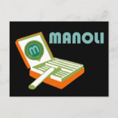 Carte Postale Plakatstil cigarettes rétro et (Devant)