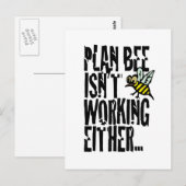 Carte Postale Plan Bee ne fonctionne pas non plus (Devant / Derrière)