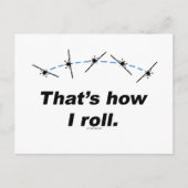 Carte Postale Plan : comment rouler (Devant)