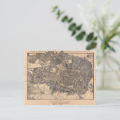 Carte Postale Plan d'aménagement de Berlin en Allemagne en 1862 (Debout devant)