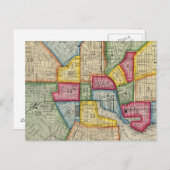 Carte Postale Plan De Baltimore (Devant / Derrière)