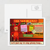 Carte Postale Plan de bataille Christian Don (Devant / Derrière)