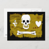 Carte Postale Plan de jolly roger #2 (Devant / Derrière)