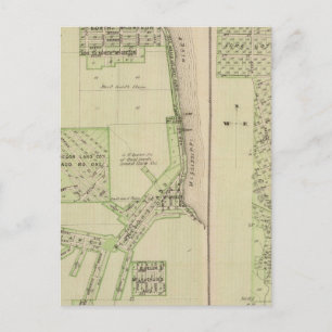 Carte Postale Plan de la ville de McGregor