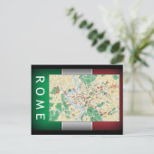 Carte Postale Plan de la ville de Rome (Debout devant)