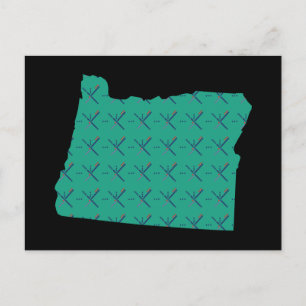 Carte Postale Plan de l'aéroport de Portland