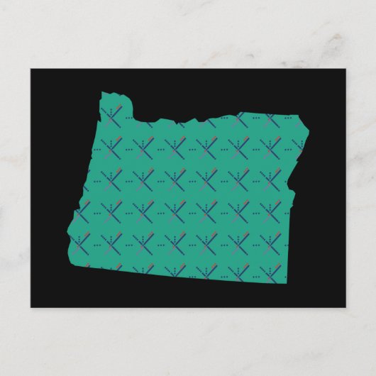 Carte Postale Plan de l'aéroport de Portland (Devant)