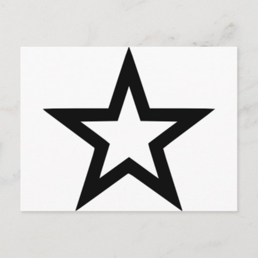 Carte Postale Plan de l'étoile (Devant)