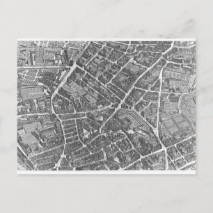 Carte Postale Plan de Paris