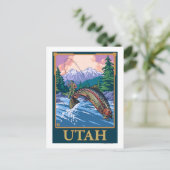 Carte Postale Plan de pêche à la mouche Utah (Debout devant)