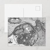 Carte Postale Plan de Saint-Pétersbourg (Devant / Derrière)