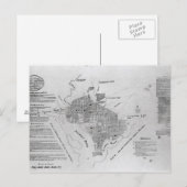 Carte Postale Plan de Washington D.C. (Devant / Derrière)