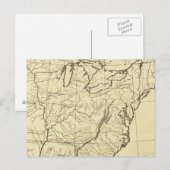Carte Postale Plan des États-Unis (Devant / Derrière)