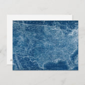 Carte Postale Plan directeur américain (Devant / Derrière)