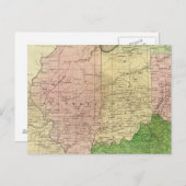 Carte Postale Plan d'Olney des États occidentaux (Devant / Derrière)